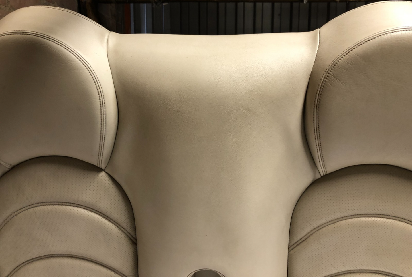 JAGUAR XK8 1996-2005 RECARO REAR INTERIOR LEATHER SEAT IN IVORY
