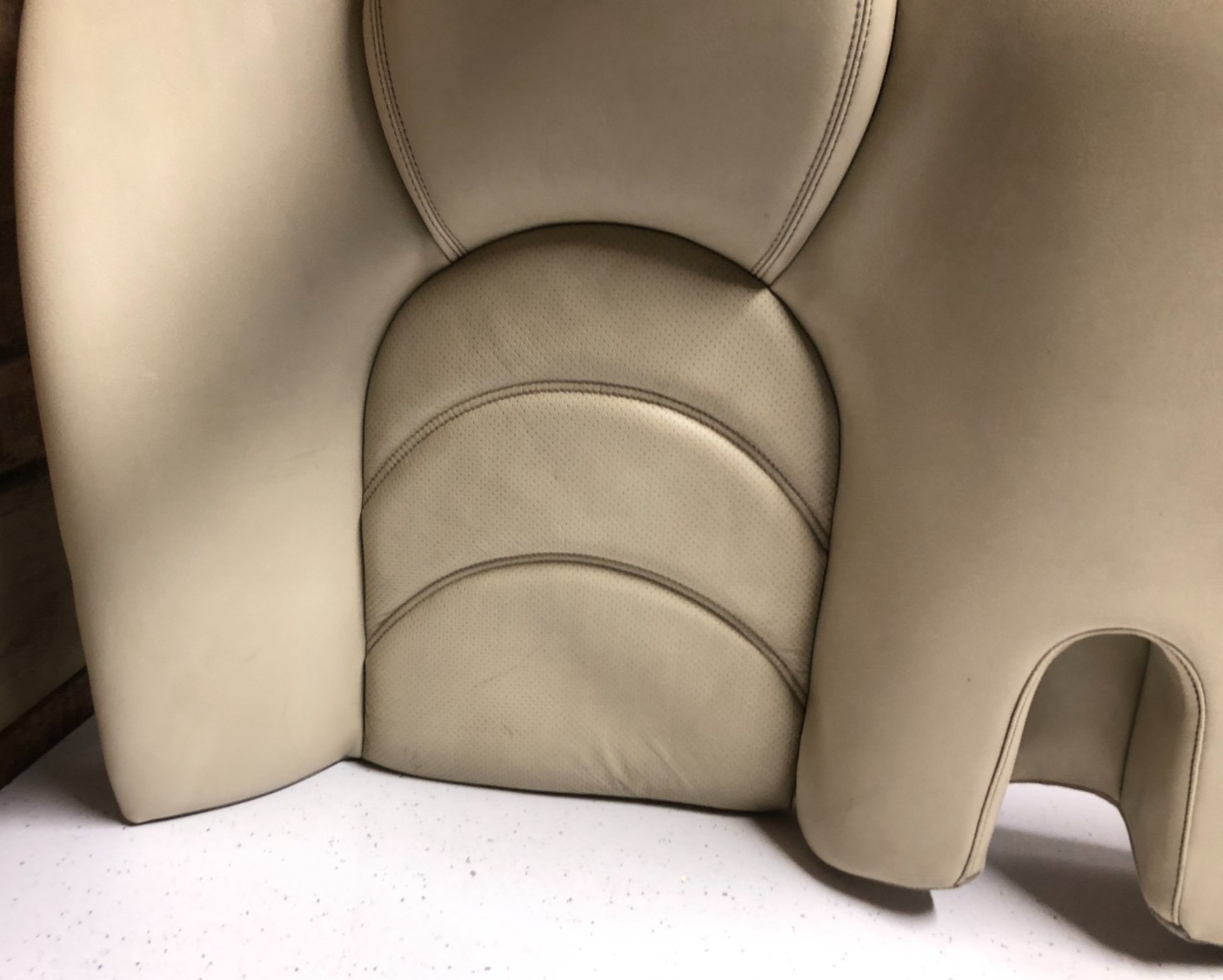 JAGUAR XK8 1996-2005 RECARO REAR INTERIOR LEATHER SEAT IN IVORY