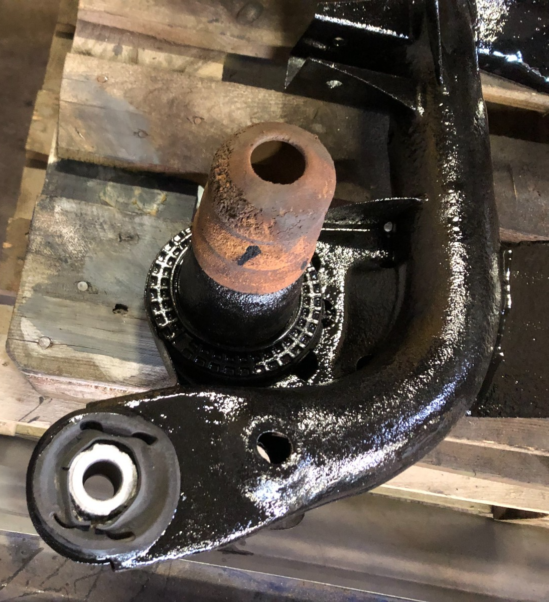 Jaguar X-Type 2001-2010 (2WD)-REAR SUSPENSION SUBFRAME CHAISS COATED