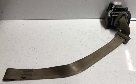 JAGUAR XK8 XKR 2000-2002 PASSENGERS SEAT BELT (COUPE/RHD) OATMEAL