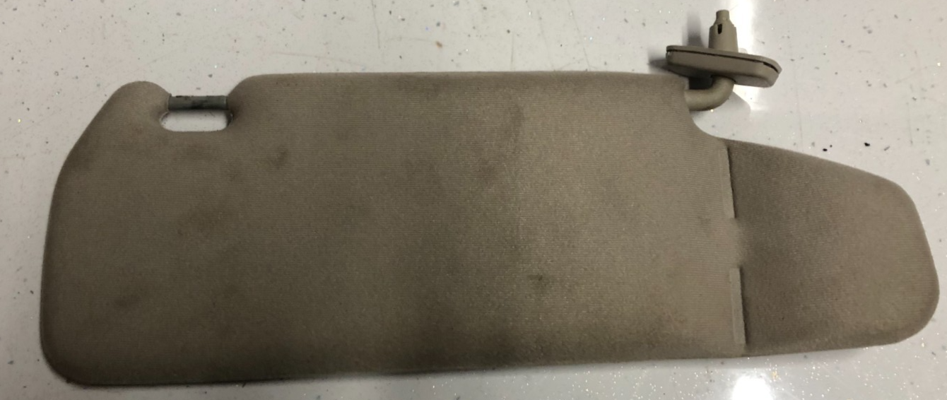 JAGUAR XK8 XKR 1996-2006 LEFT ILLUMINATED SUNVISOR OATMEAL