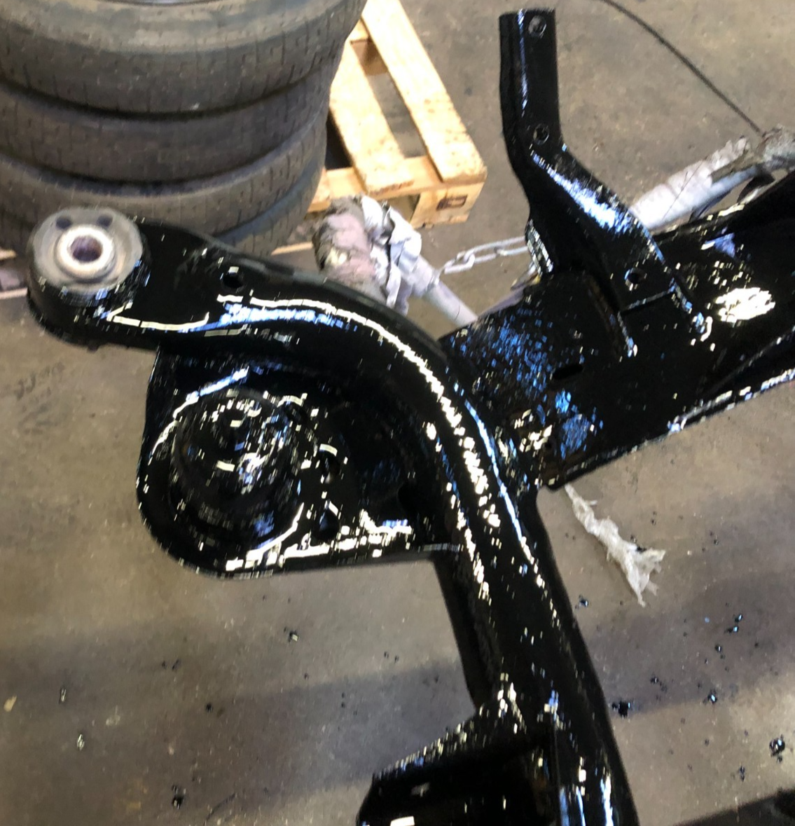 Jaguar X-Type 2001-2010 (2WD)-REAR SUSPENSION SUBFRAME CHAISS COATED
