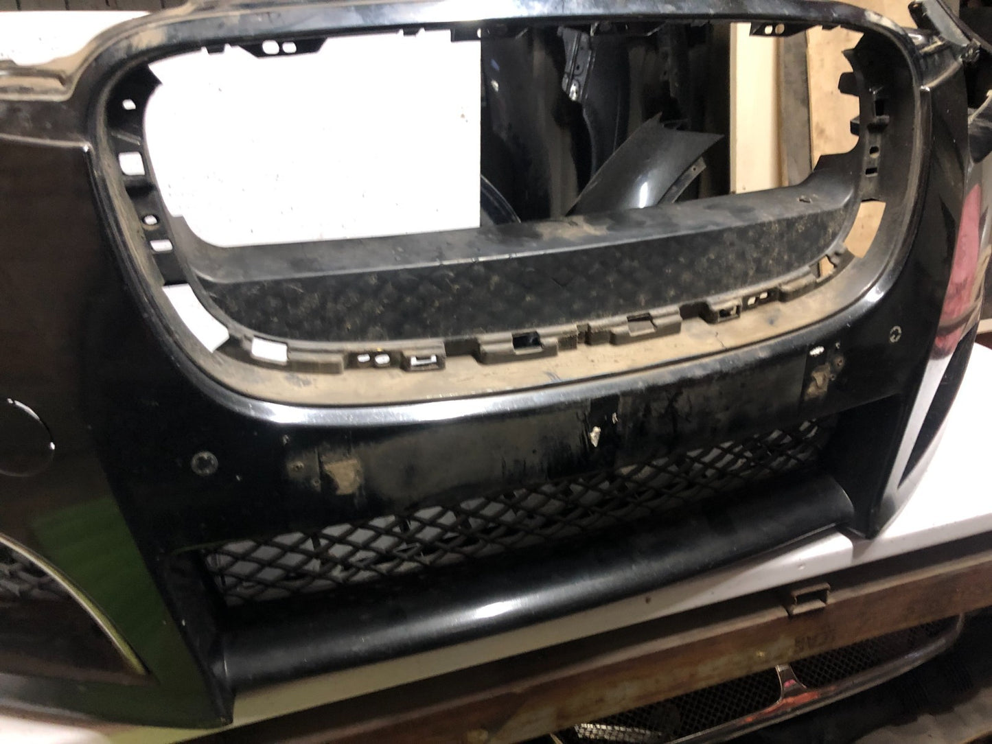 JAGUAR  XF X250 FACELIFT SPORT FRONT BUMPER BLACK