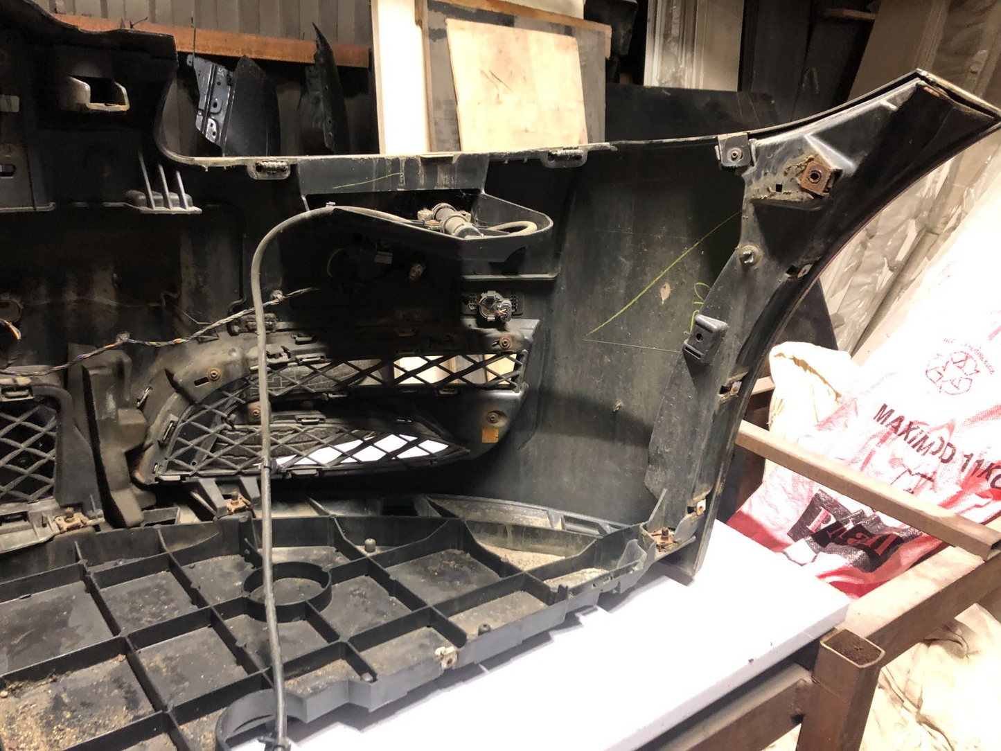 JAGUAR  XF X250 FACELIFT SPORT FRONT BUMPER BLACK