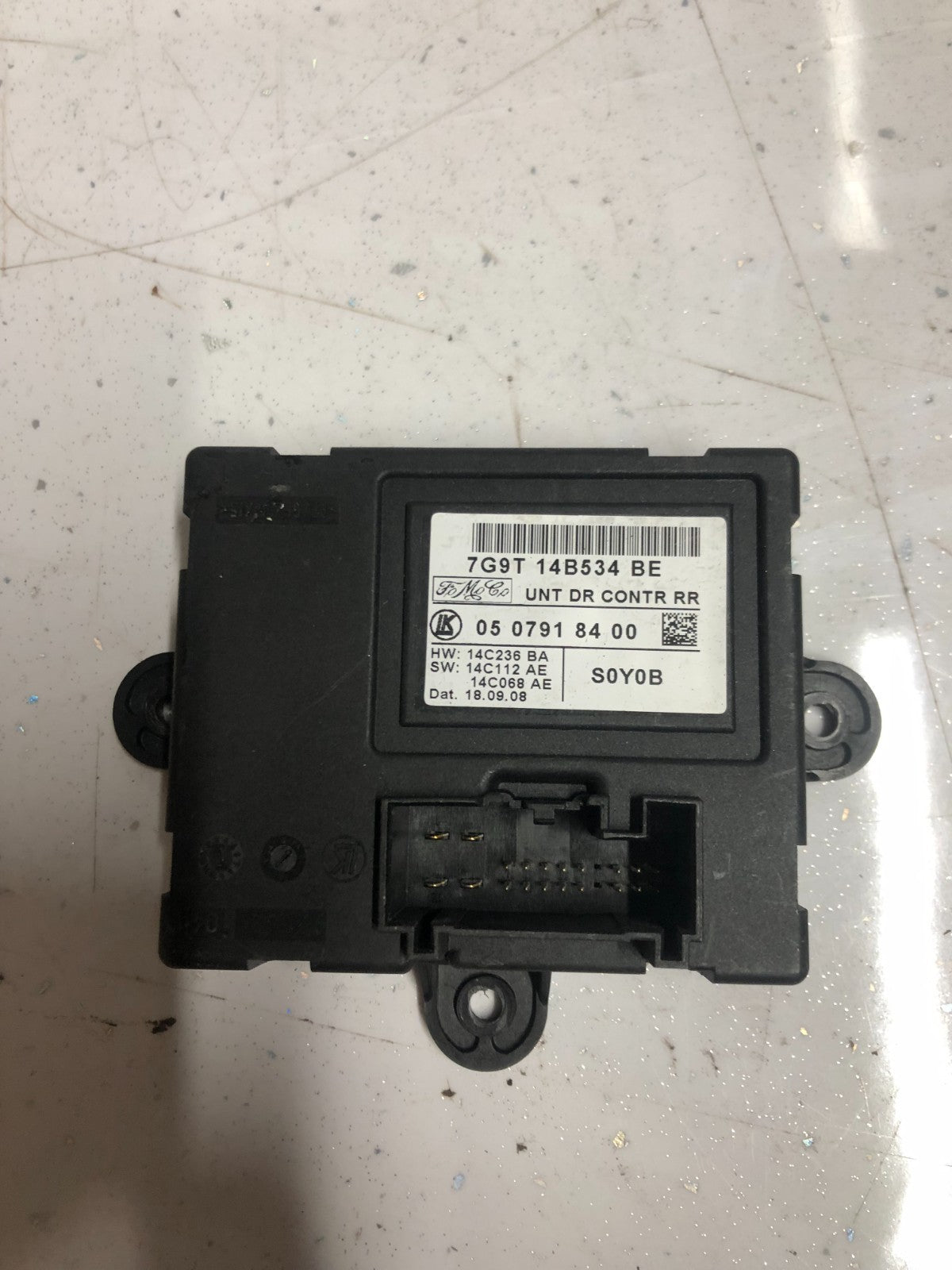 JAGUAR XF 2008-2009 REAR DOOR MODULE 7G9T-14B534-BE