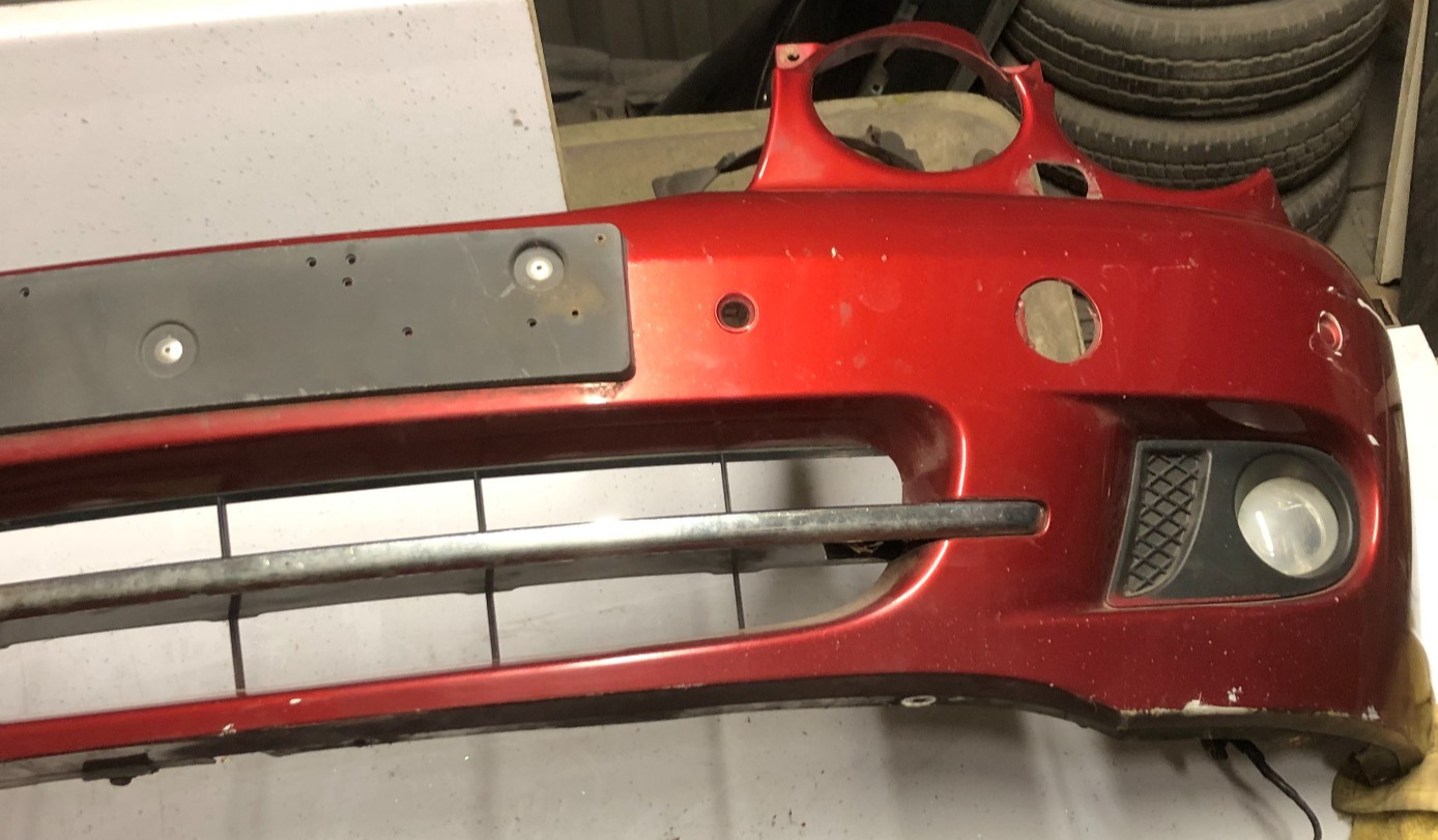 JAGUAR  X TYPE FACELIFT FRONT BUMPER RED