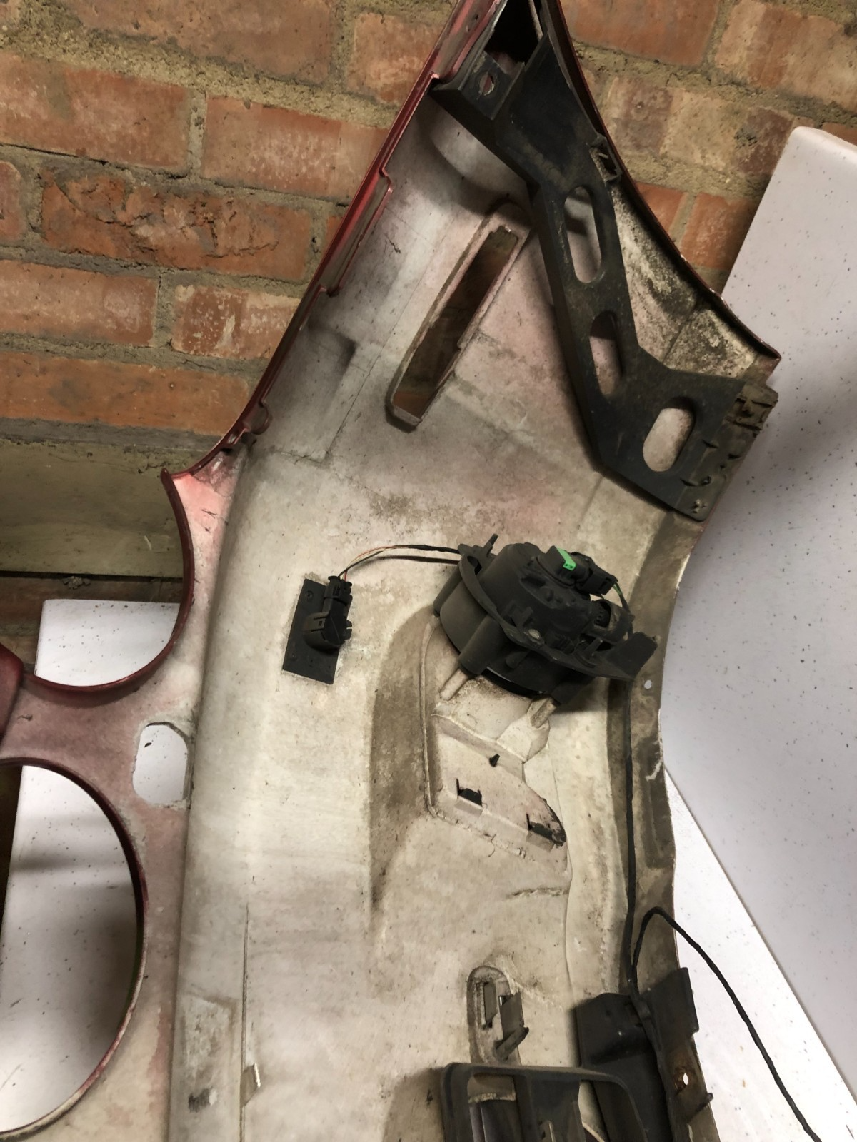 JAGUAR  X TYPE FACELIFT FRONT BUMPER RED