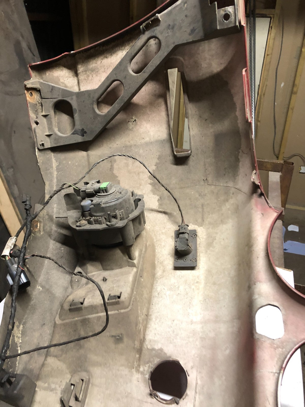 JAGUAR  X TYPE FACELIFT FRONT BUMPER RED