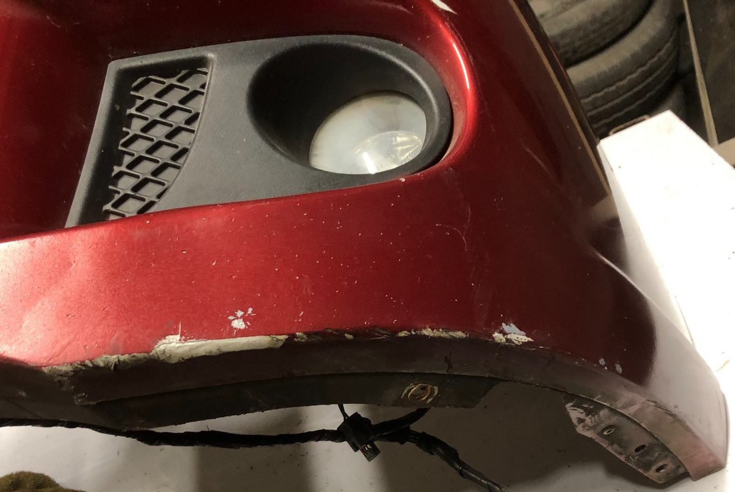 JAGUAR  X TYPE FACELIFT FRONT BUMPER RED