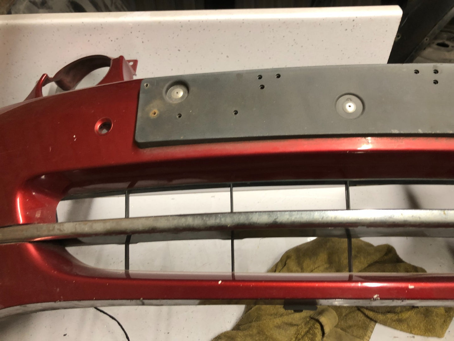 JAGUAR  X TYPE FACELIFT FRONT BUMPER RED
