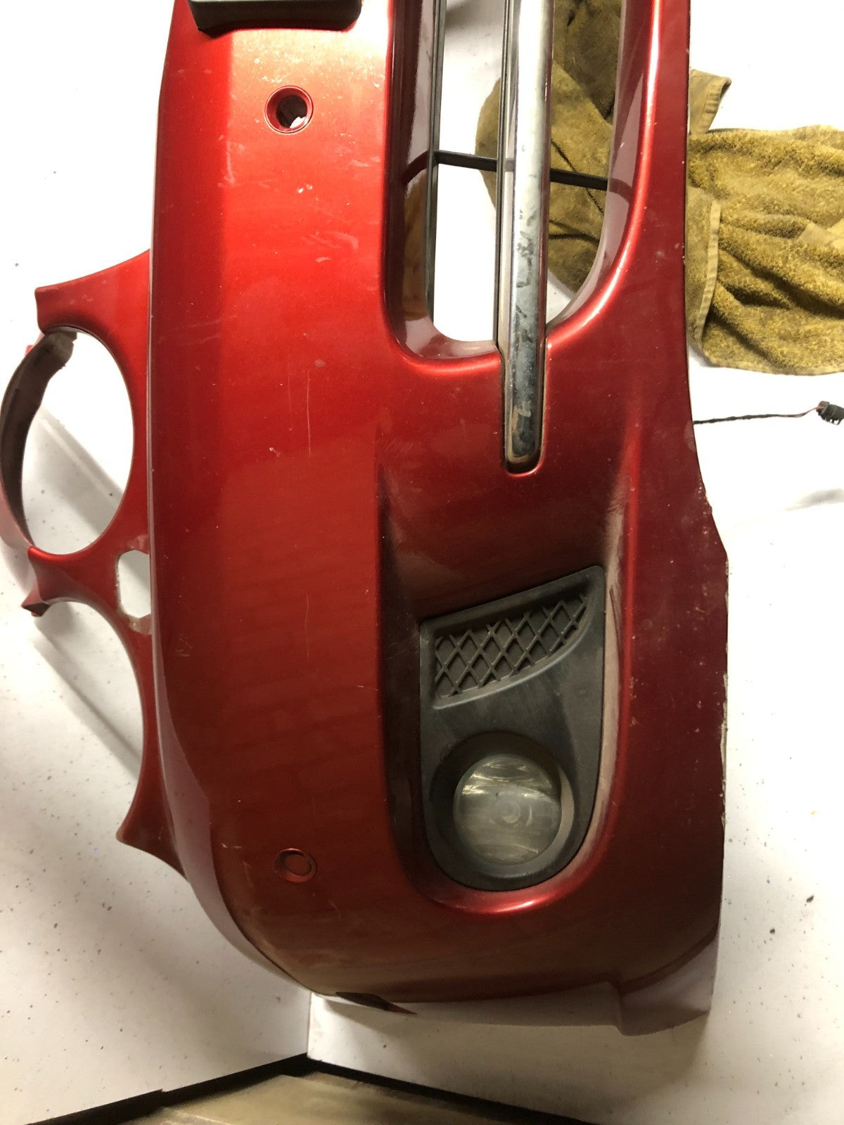 JAGUAR  X TYPE FACELIFT FRONT BUMPER RED