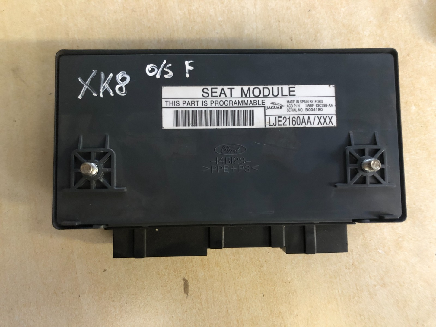 JAGUAR XK8 XKR 2000-2006 SEAT CONTROL MODULE LJE2160AA