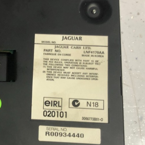 JAGUAR XK8 XKR XJ8 XJR 2000-2004 PREMIUM SOUND AMPLIFIER ALPINE LNF4170AA