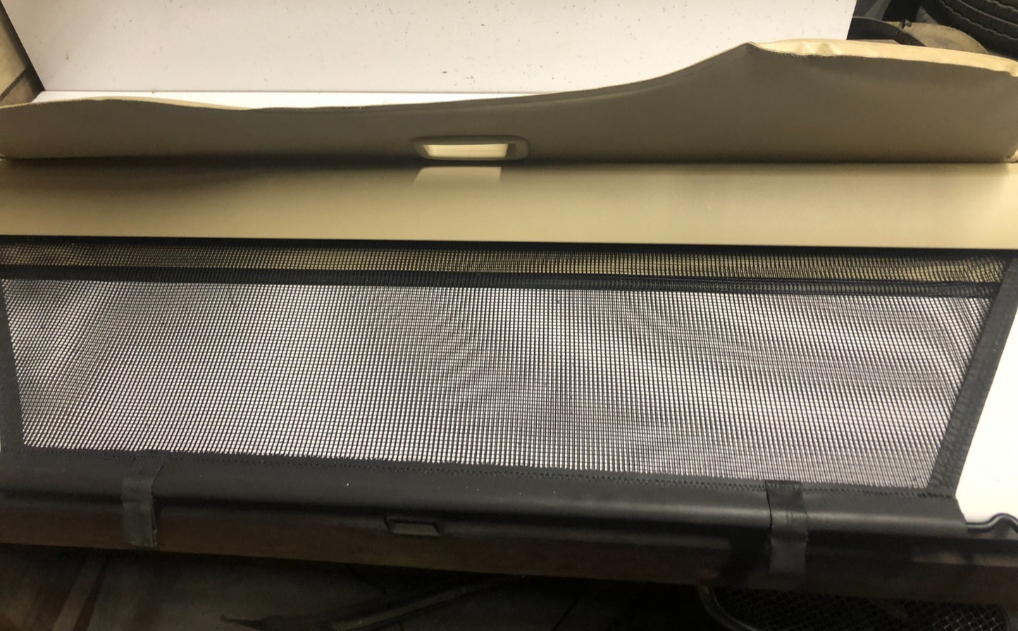 Jaguar X-Type Estate parcel shelf+dog guard beige