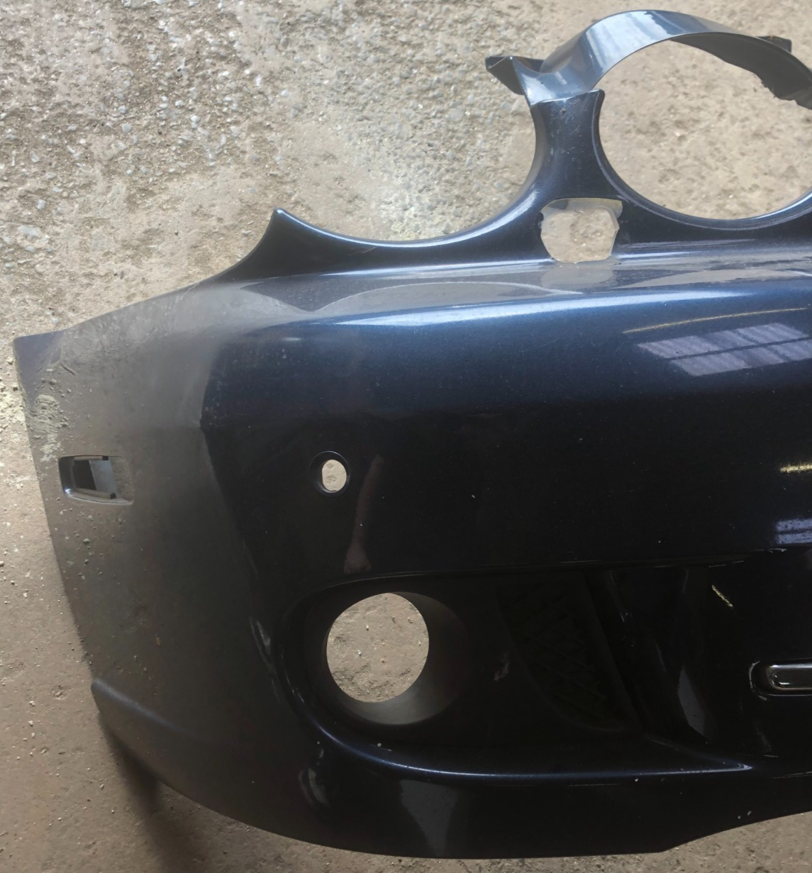JAGUAR  X TYPE FACELIFT FRONT BUMPER BLUE JKK