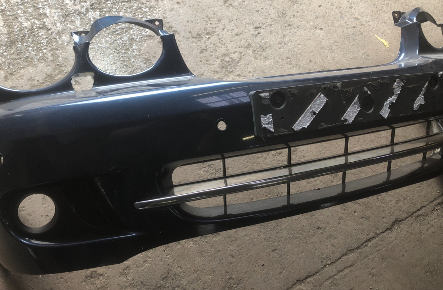 JAGUAR  X TYPE FACELIFT FRONT BUMPER BLUE JKK