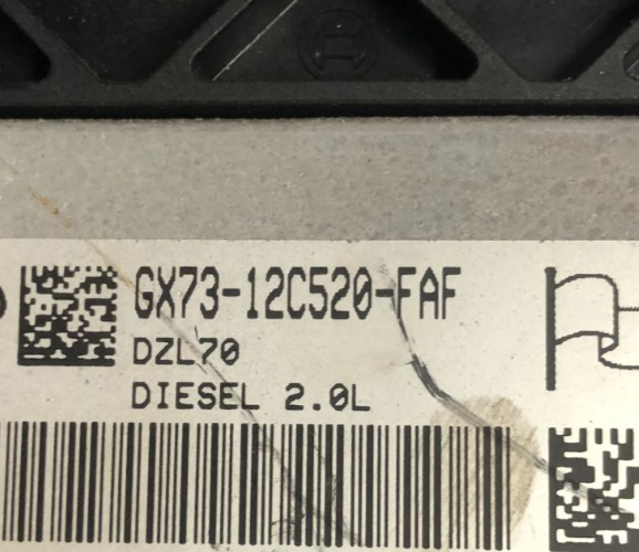JAGUAR XE 2.0d ENGINE CONTROL MODULE (ECM) GX73-12C520-FAF