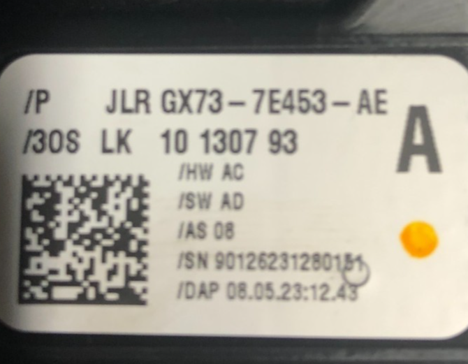 JAGUAR XE / XF 2015-2018 TRANSMISSION SHIFT CONTROL MODULE / SELECTOR GX73-7E453