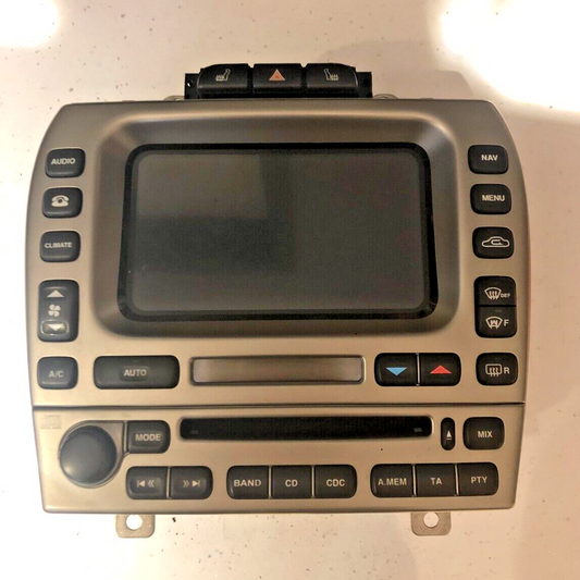 JAGUAR X-TYPE SAT NAV HEAD RADIO CD UNIT 9X3-10E889-BA