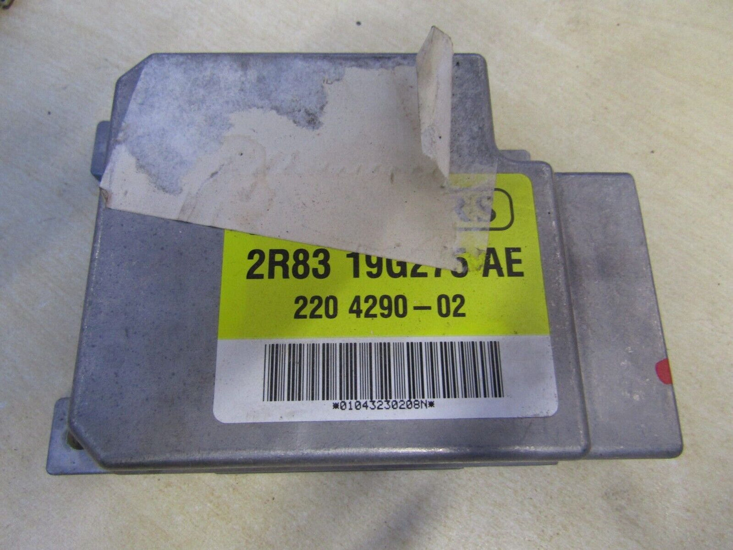 JAGUAR S-TYPE AIRBAG CONTROL MODULE ECU UNIT 2R83-19G275-AE