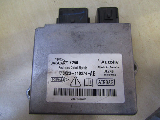 JAGUAR XF AIRBAG SENSOR CONTROL UNIT ECU 8X23-14D374-AE